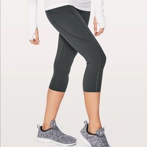 Lululemon Fast and Free Reflective Crop
